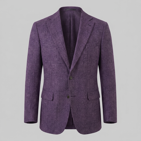 Herren Kariertes Casual Blazer Jacke - Stilvolle Sportjacke Für Beruf Und Freizeit