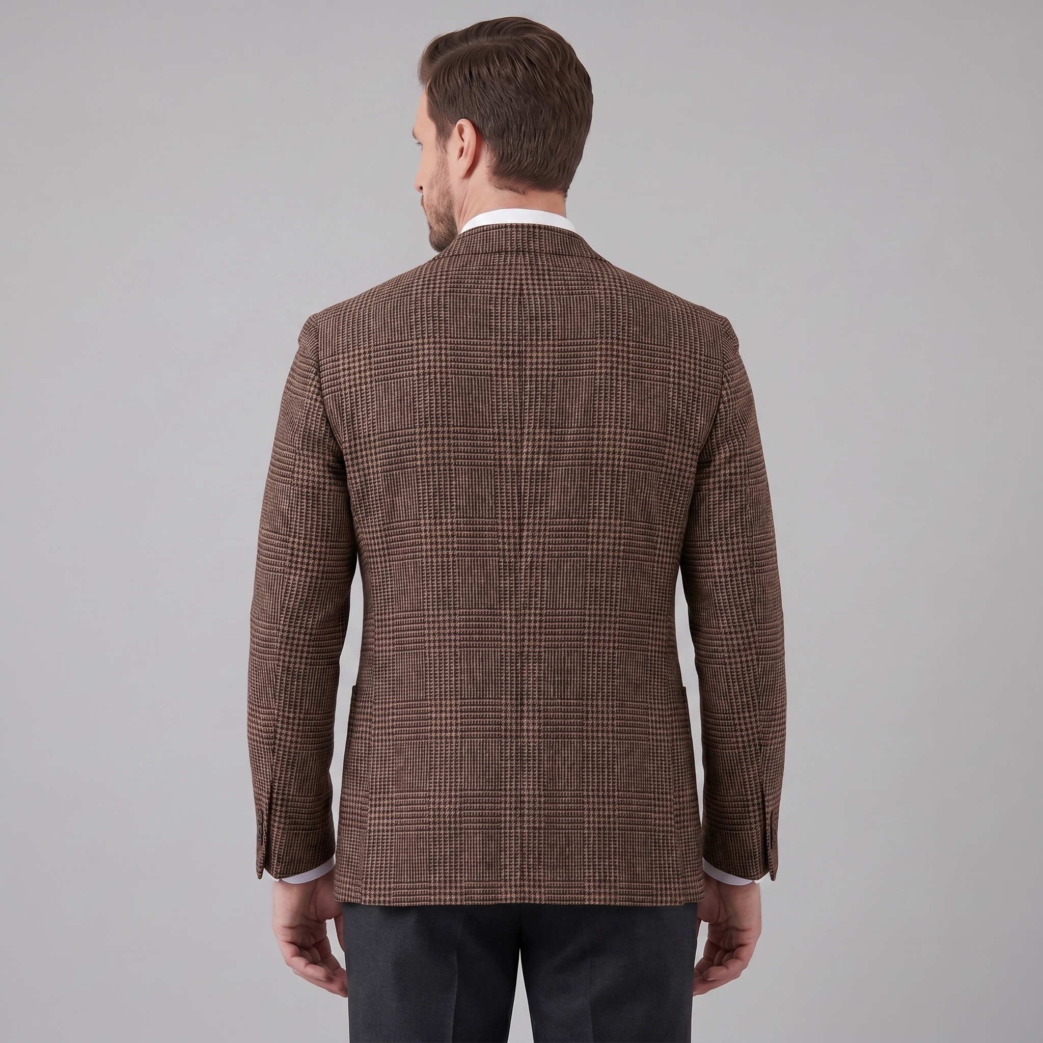Herren Kariertes Casual Blazer Jacke - Stilvolle Sportjacke Für Beruf Und Freizeit