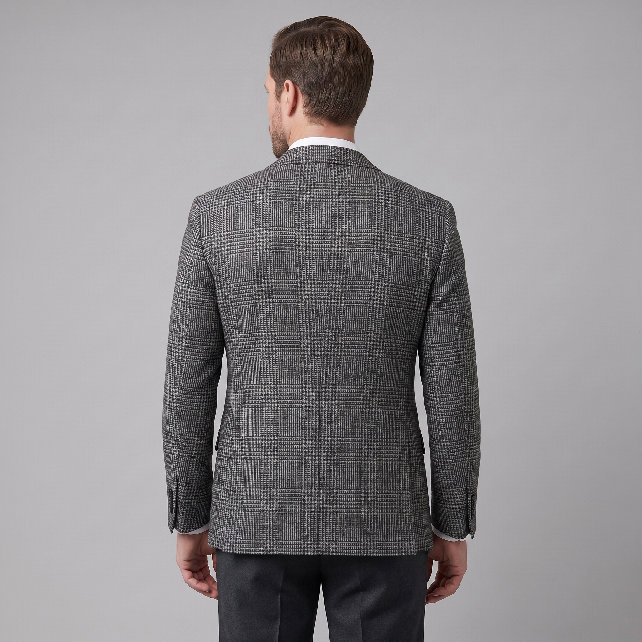 Herren Kariertes Casual Blazer Jacke - Stilvolle Sportjacke Für Beruf Und Freizeit