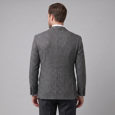 Herren Kariertes Casual Blazer Jacke - Stilvolle Sportjacke Für Beruf Und Freizeit