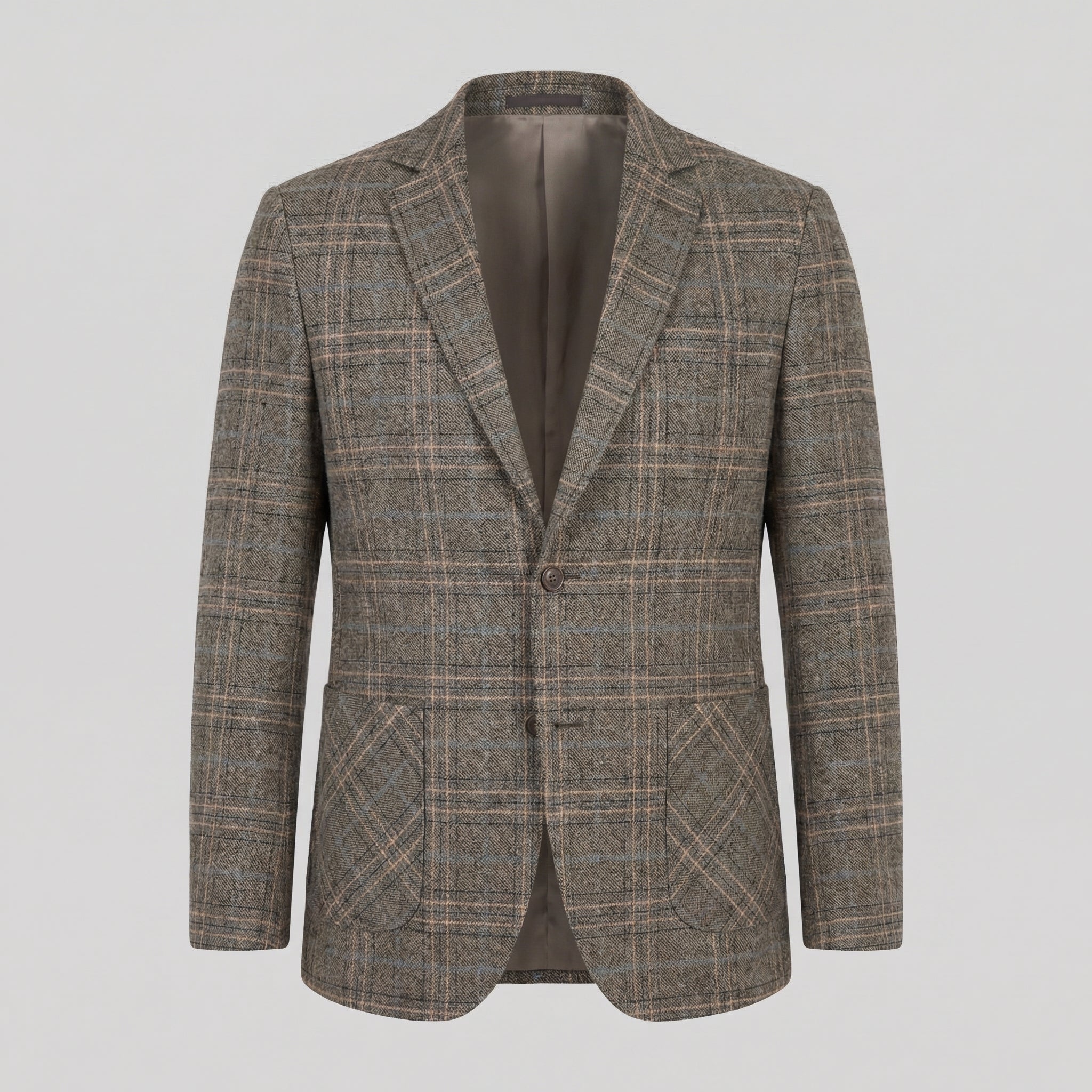 Herren Kariertes Blazerjacke