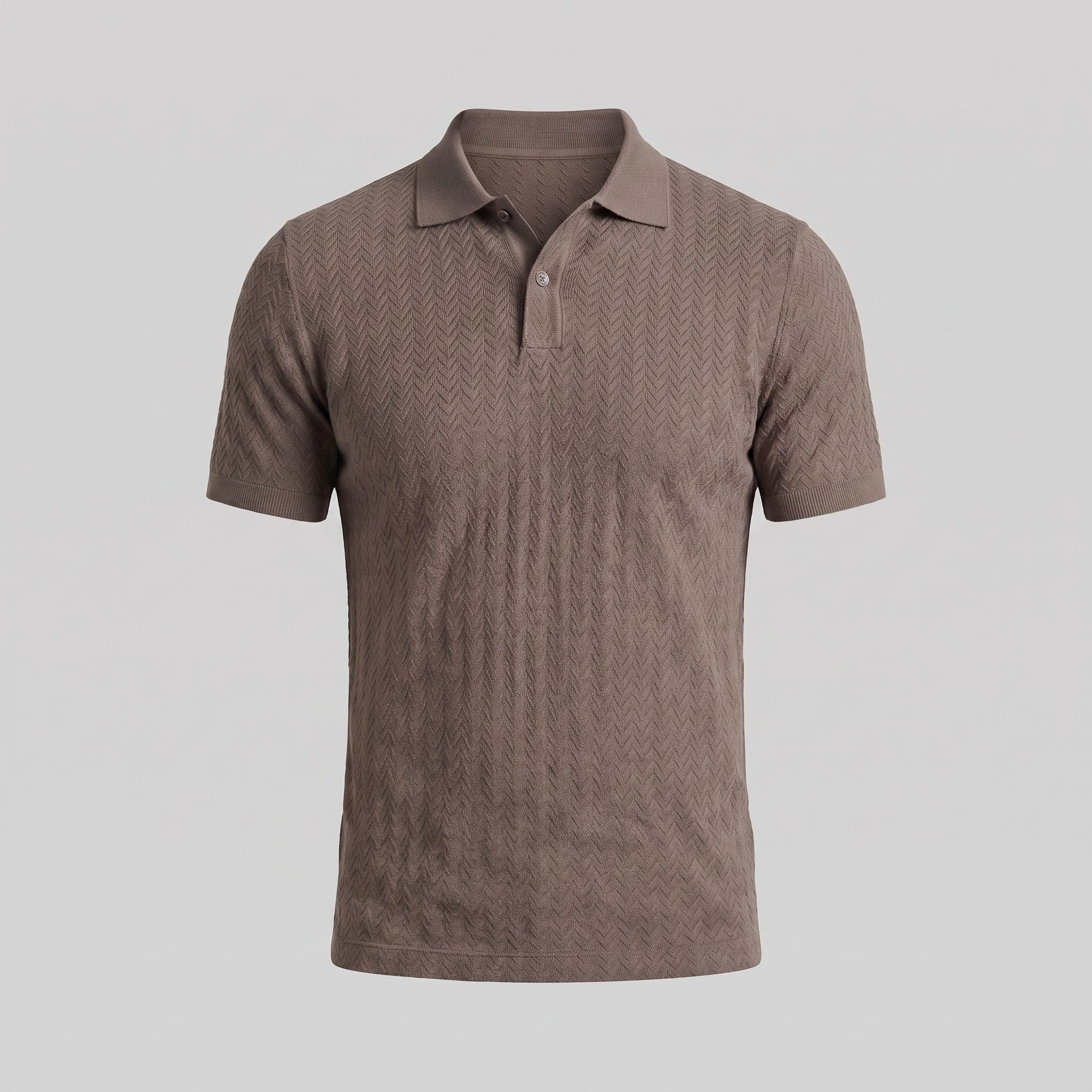 Herren Chevron Strick Polo