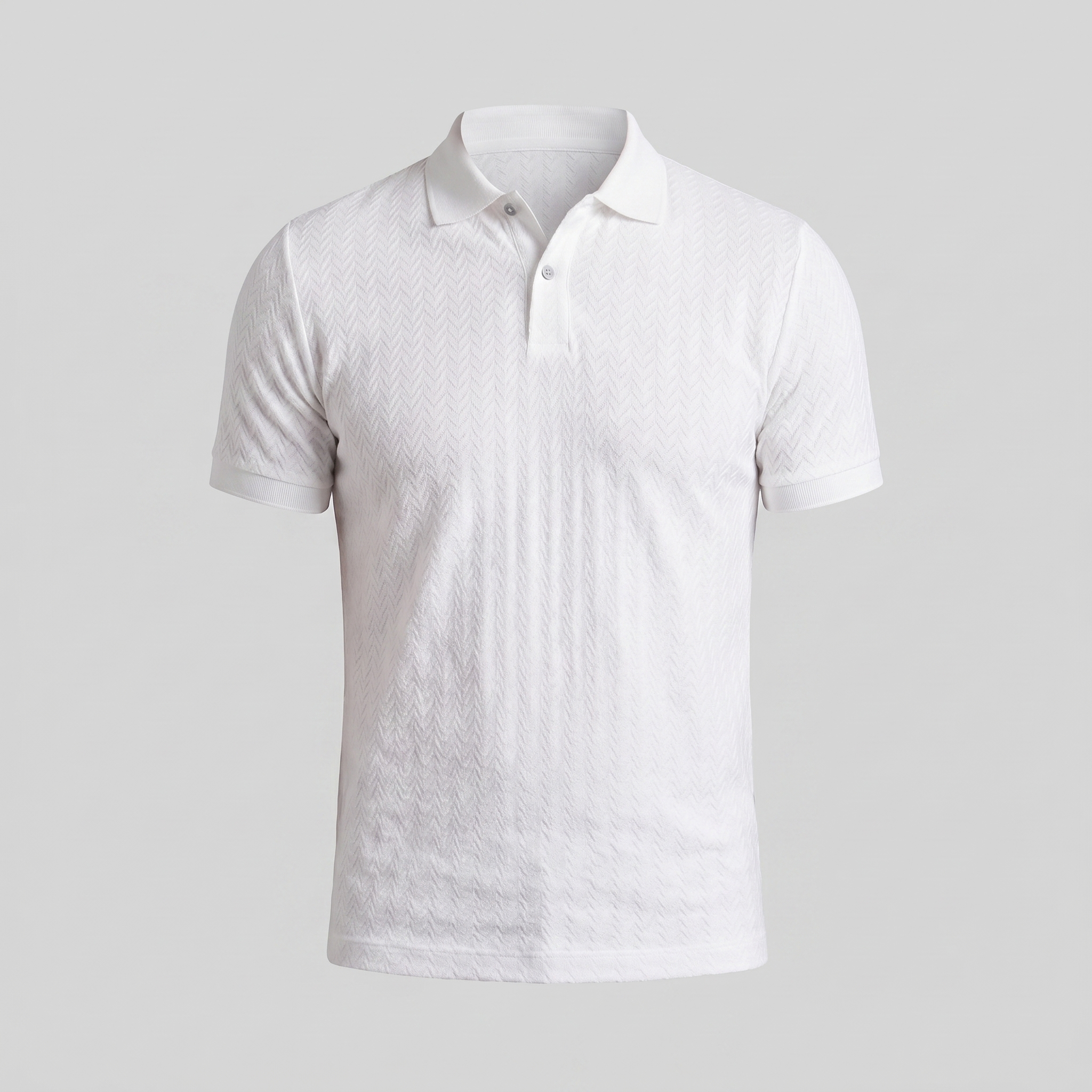 Herren Chevron Strick Polo