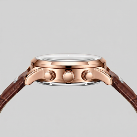 Herrenuhr Chronograph Mondphase Dresswatch
