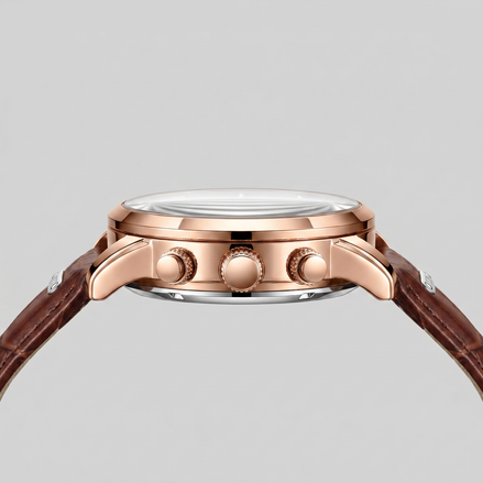 Herrenuhr Chronograph Mondphase Dresswatch