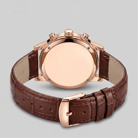 Herrenuhr Chronograph Mondphase Dresswatch