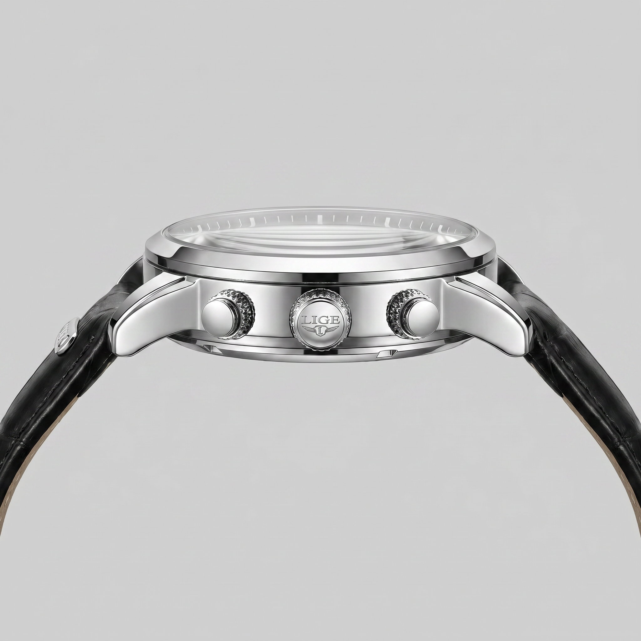 Herrenuhr Chronograph Mondphase Dresswatch