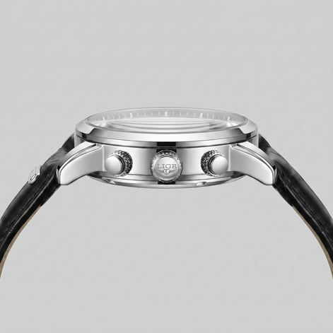 Herrenuhr Chronograph Mondphase Dresswatch
