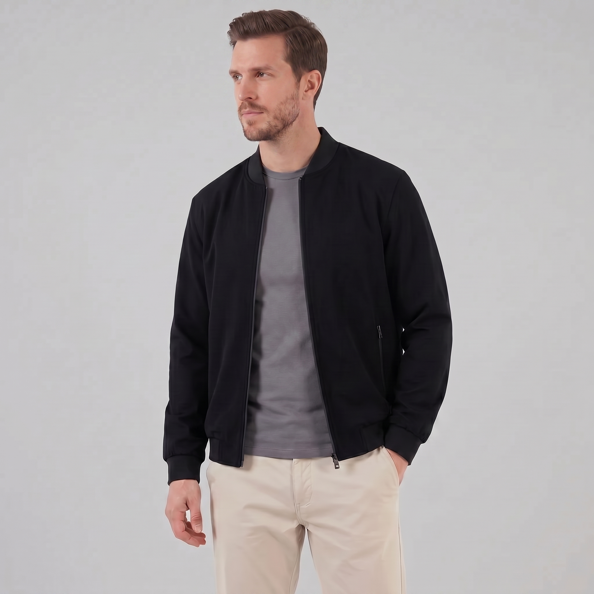 Herren Klassische Bomberjacke