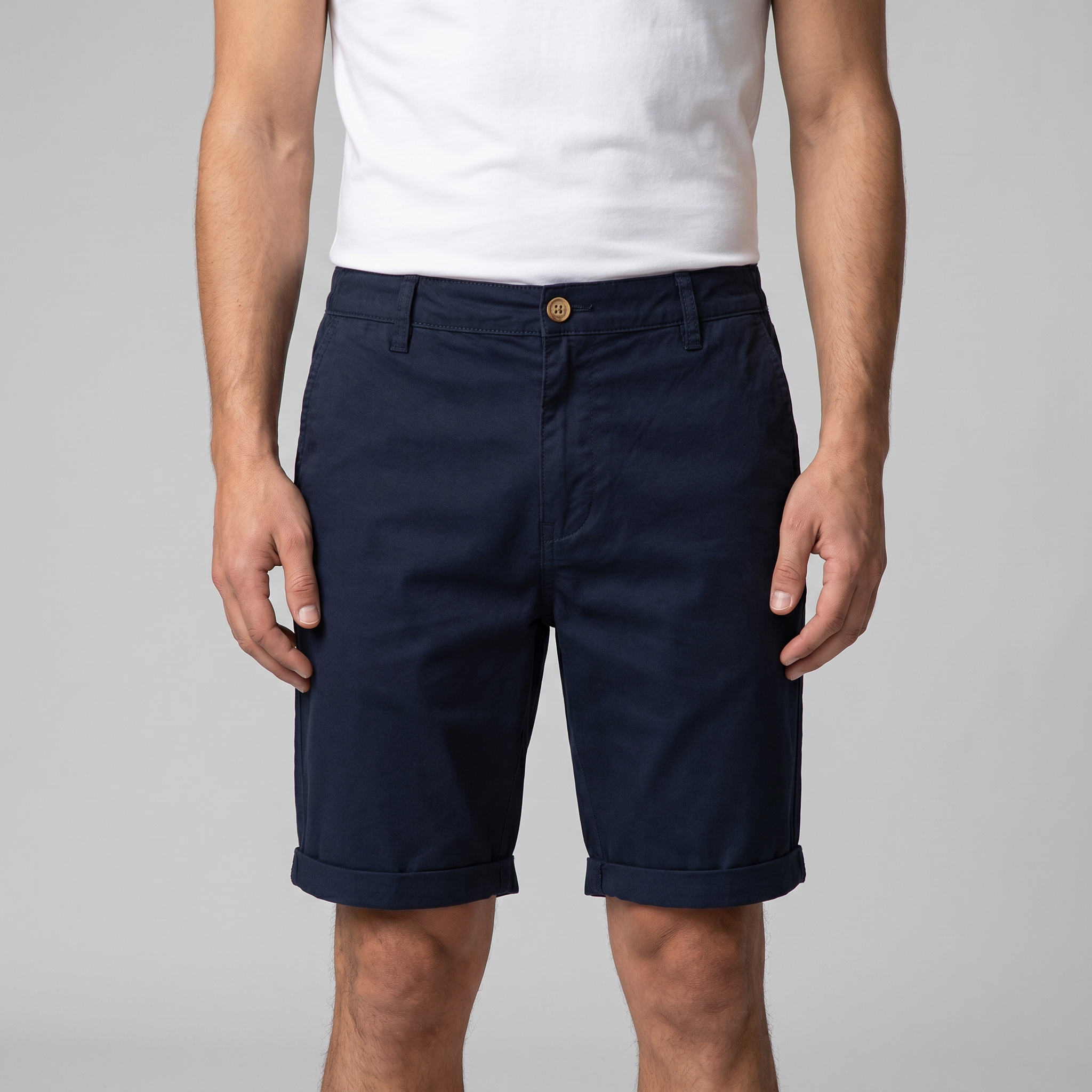 Herren Klassische Chino Shorts