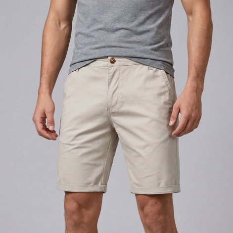 Herren Klassische Chino Shorts