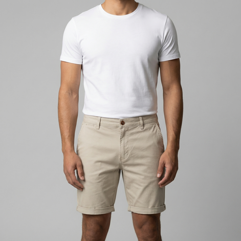 Herren Klassische Chino Shorts