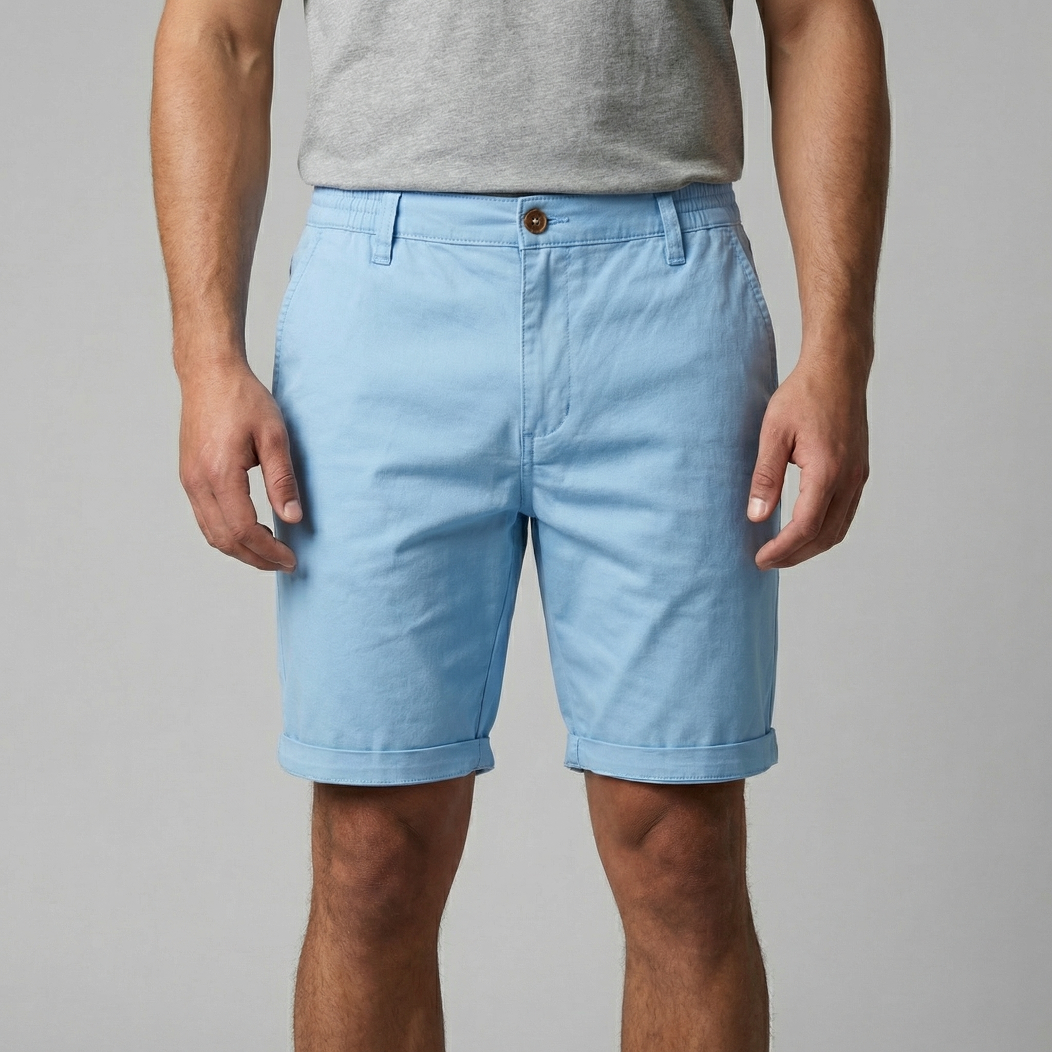 Herren Klassische Chino Shorts