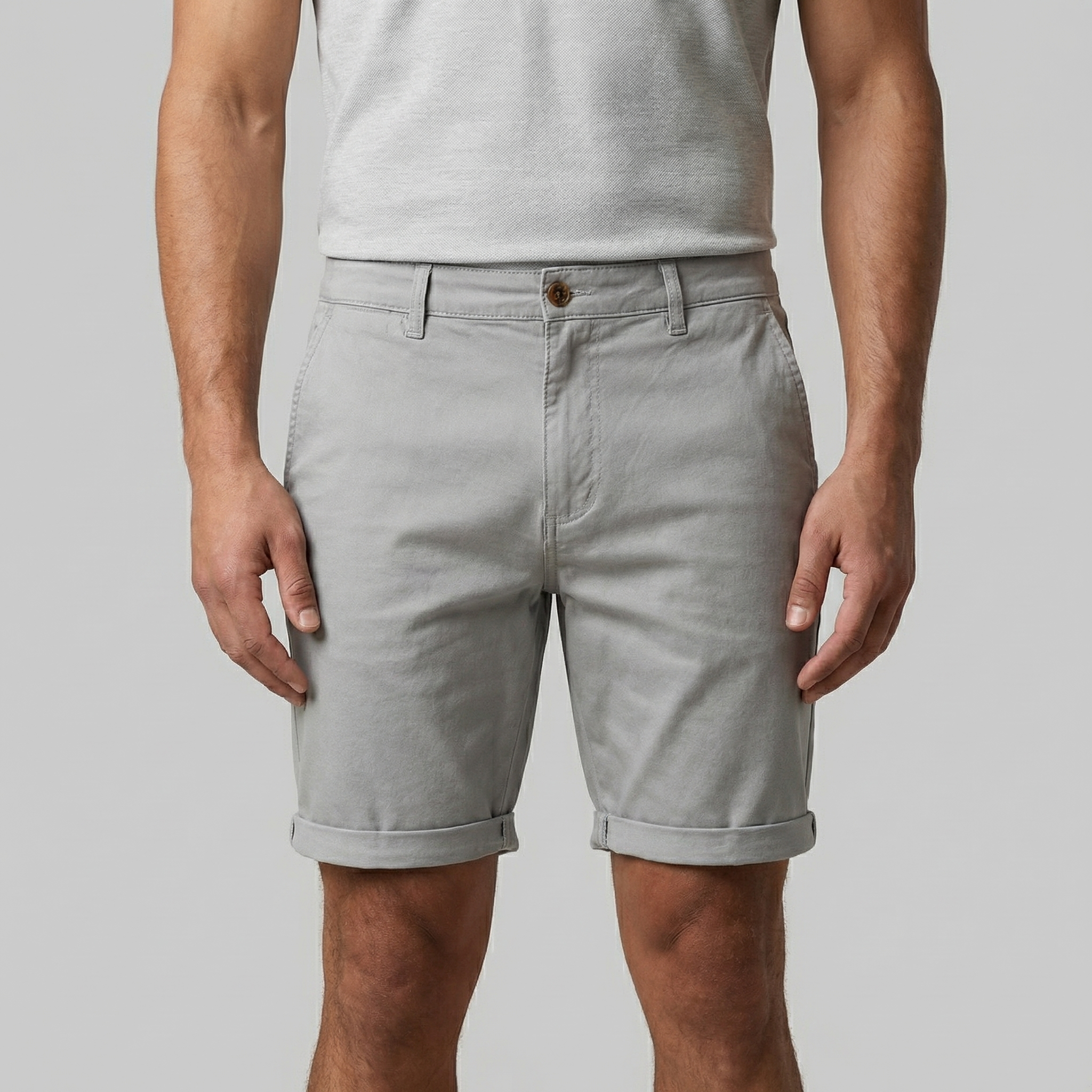 Herren Klassische Chino Shorts