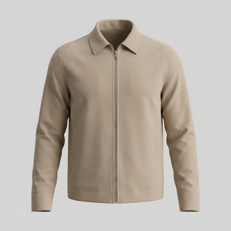 Herren Übergangsjacke Mit Klassischem Kragen