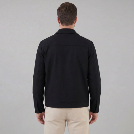 Herren Übergangsjacke Mit Klassischem Kragen