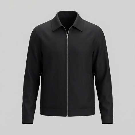 Herren Übergangsjacke Mit Klassischem Kragen