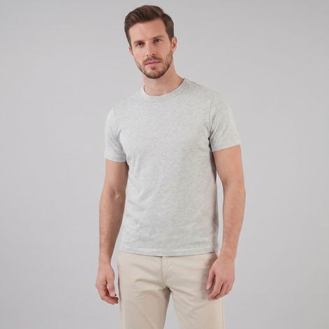 Herren Klassisches Rundhals T-Shirt