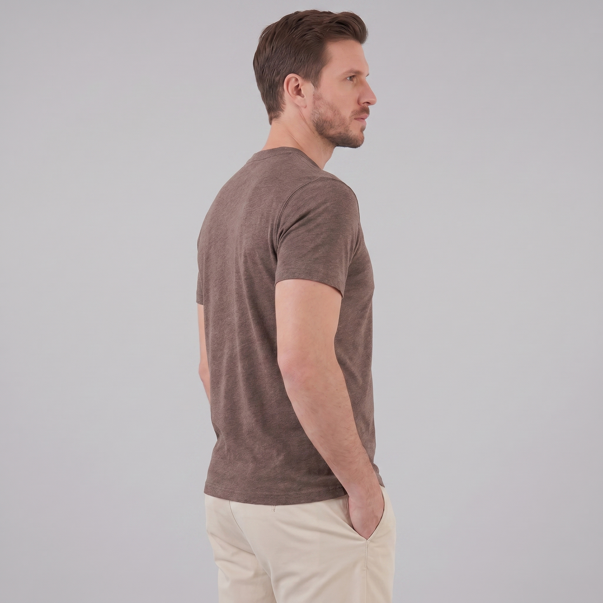 Herren Klassisches Rundhals T-Shirt