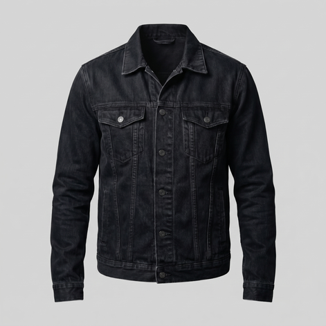 Klassische Herren-Jeansjacke für den Alltag