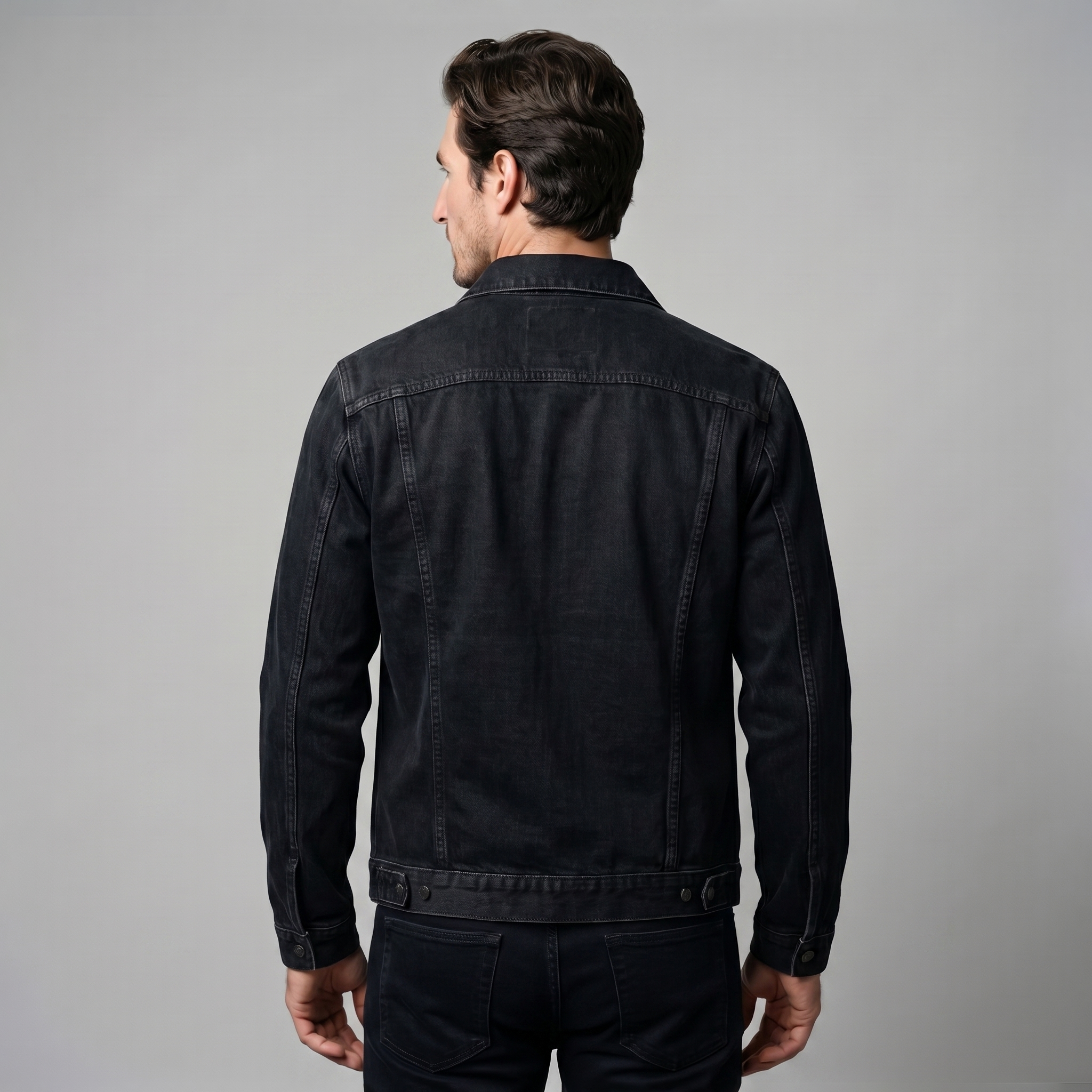 Klassische Herren-Jeansjacke für den Alltag