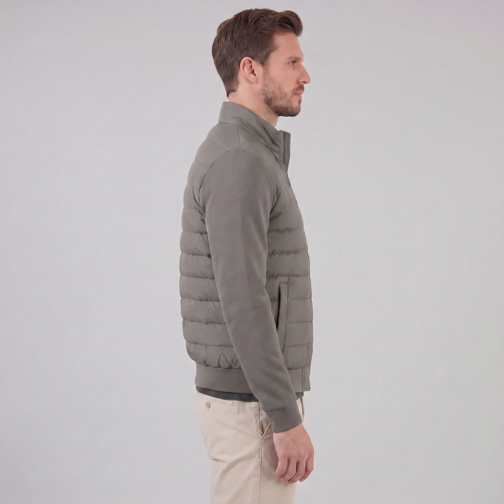 Klassische Hybrid-Bomberjacke für Herren