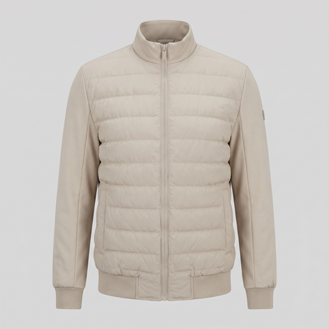 Klassische Hybrid-Bomberjacke für Herren