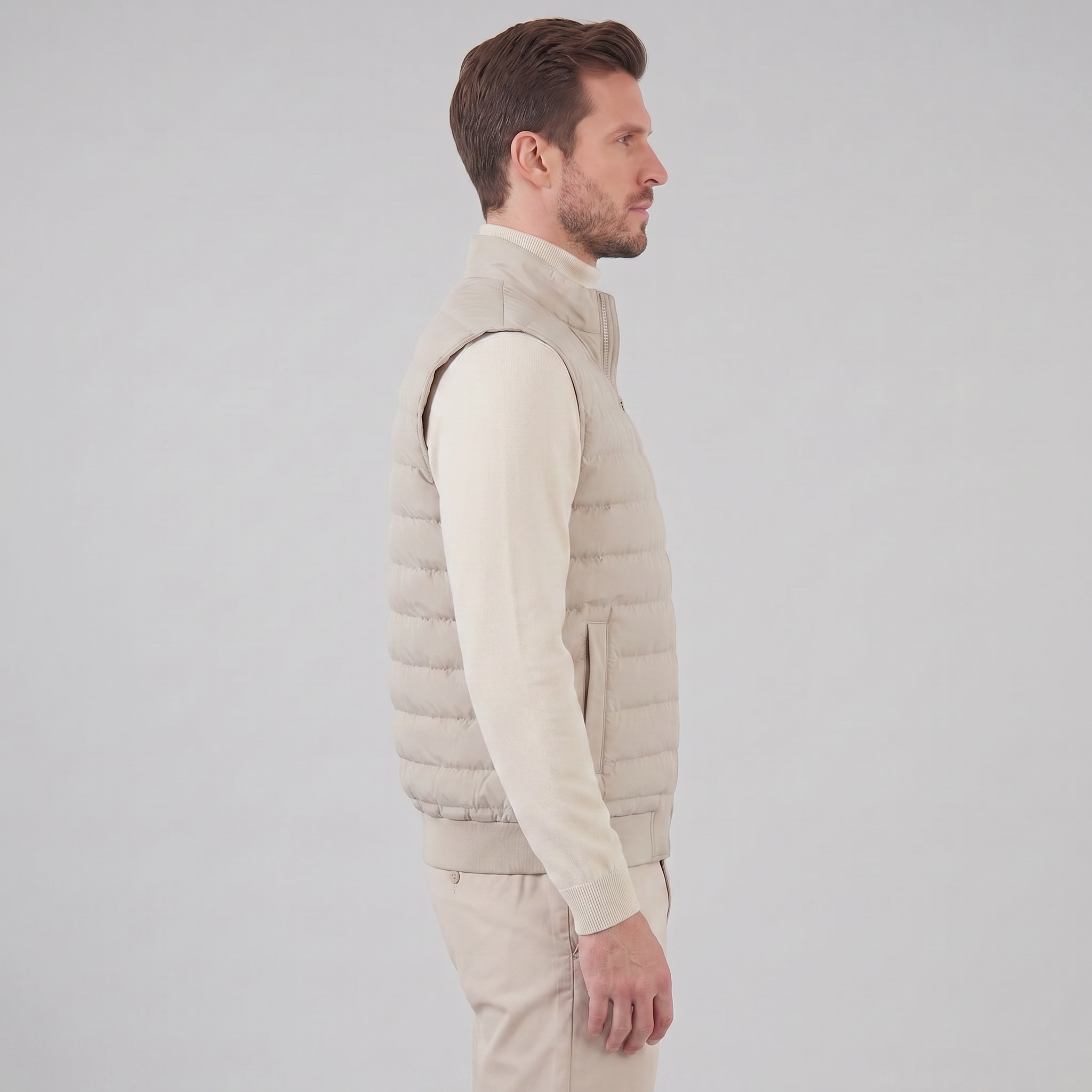 Klassische Hybrid-Bomberjacke für Herren