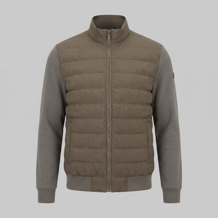 Klassische Hybrid-Bomberjacke für Herren