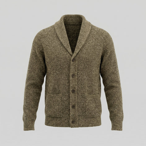 Herren Klassischer Strickcardigan