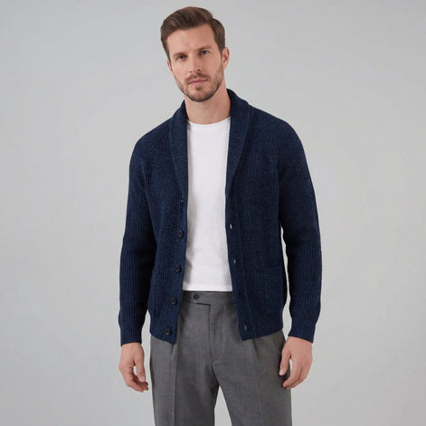 Herren Klassischer Strickcardigan