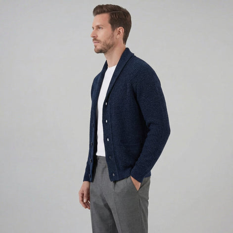 Herren Klassischer Strickcardigan