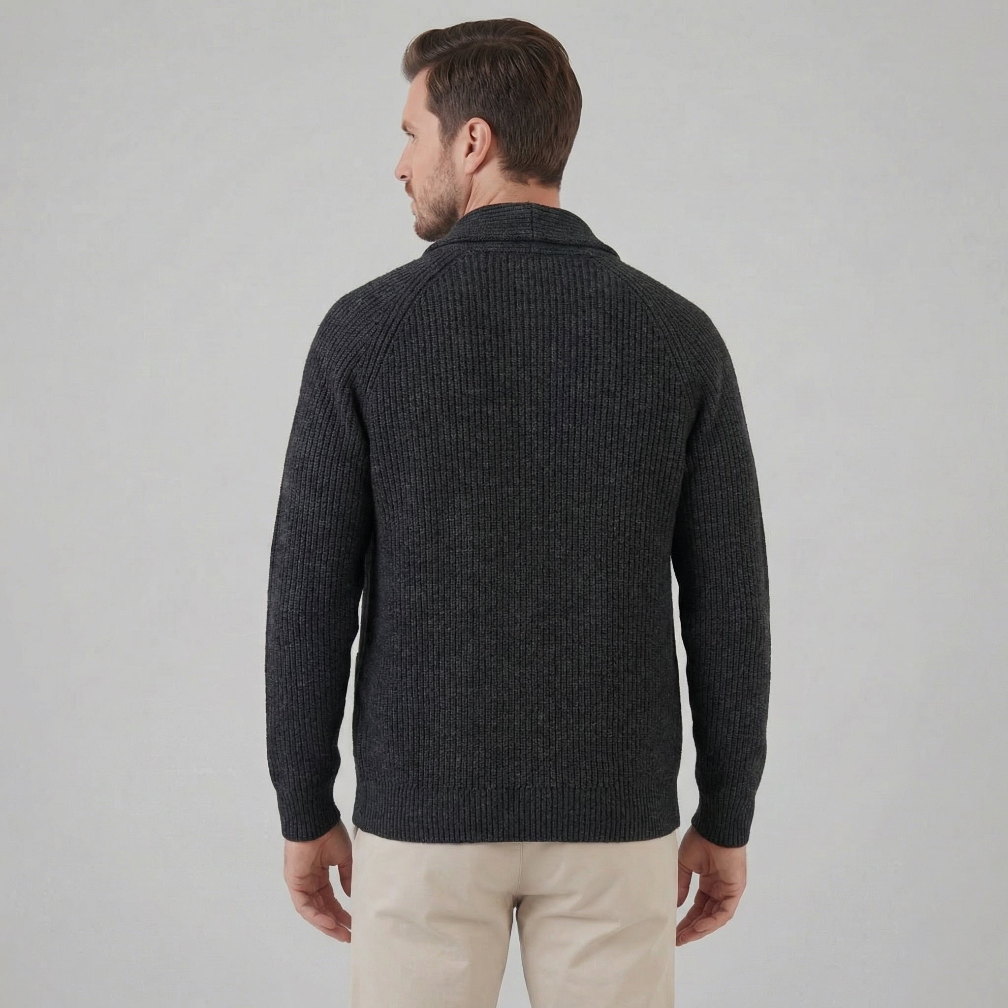 Herren Klassischer Strickcardigan