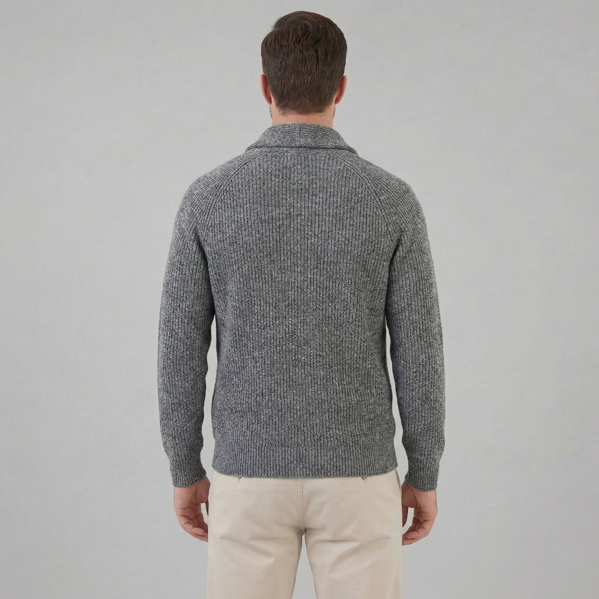 Herren Klassischer Strickcardigan
