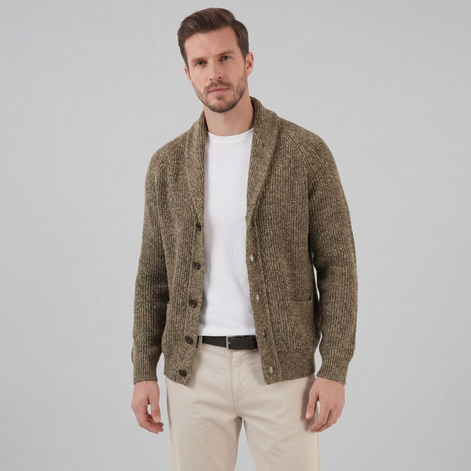 Herren Klassischer Strickcardigan