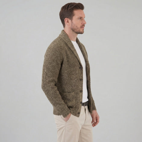 Herren Klassischer Strickcardigan