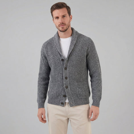 Herren Klassischer Strickcardigan