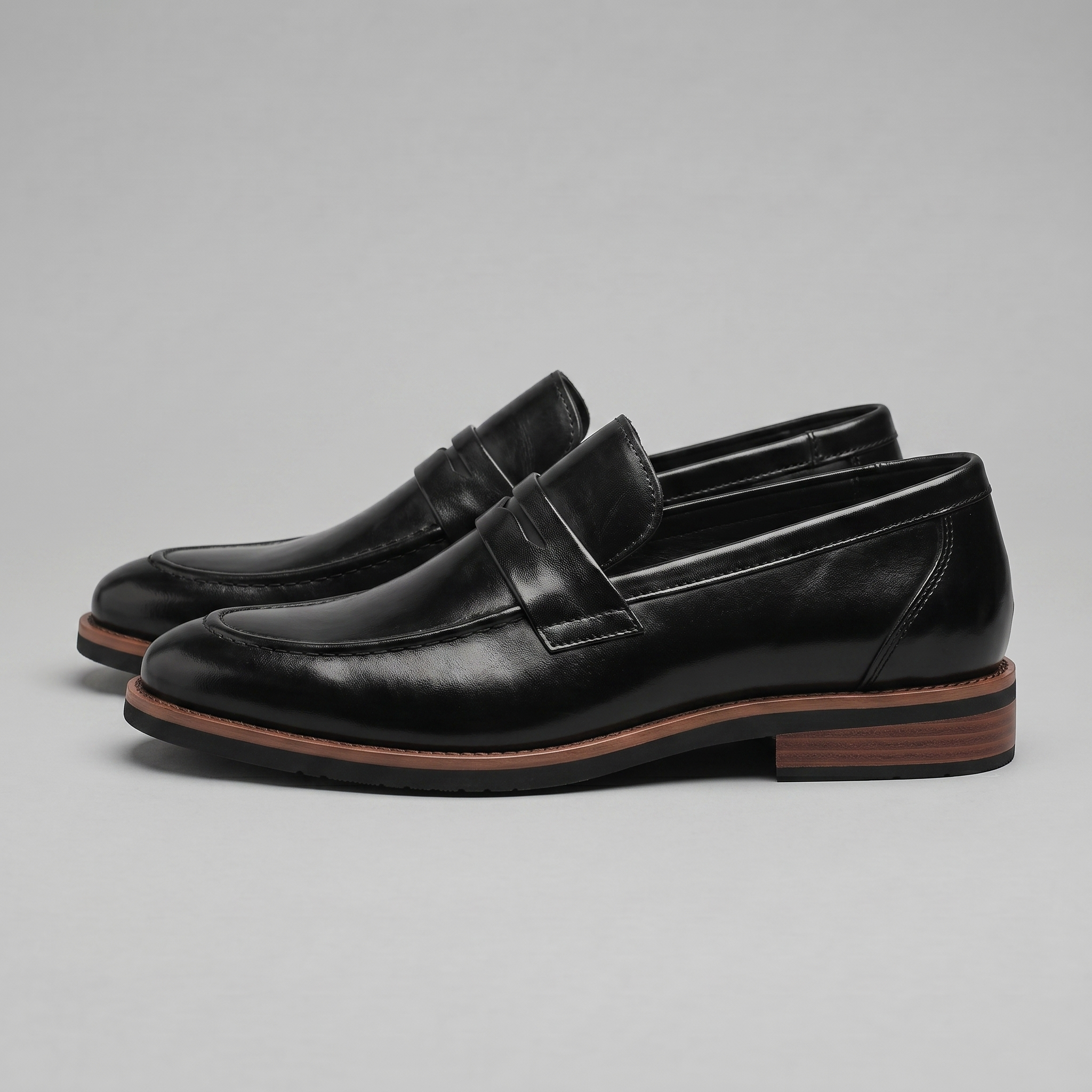 Herren Klassische Leder Penny Loafer