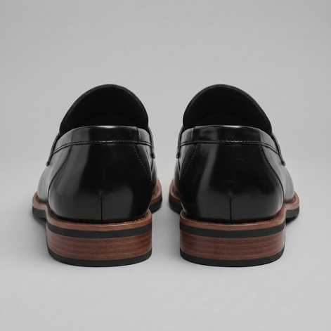 Herren Klassische Leder Penny Loafer