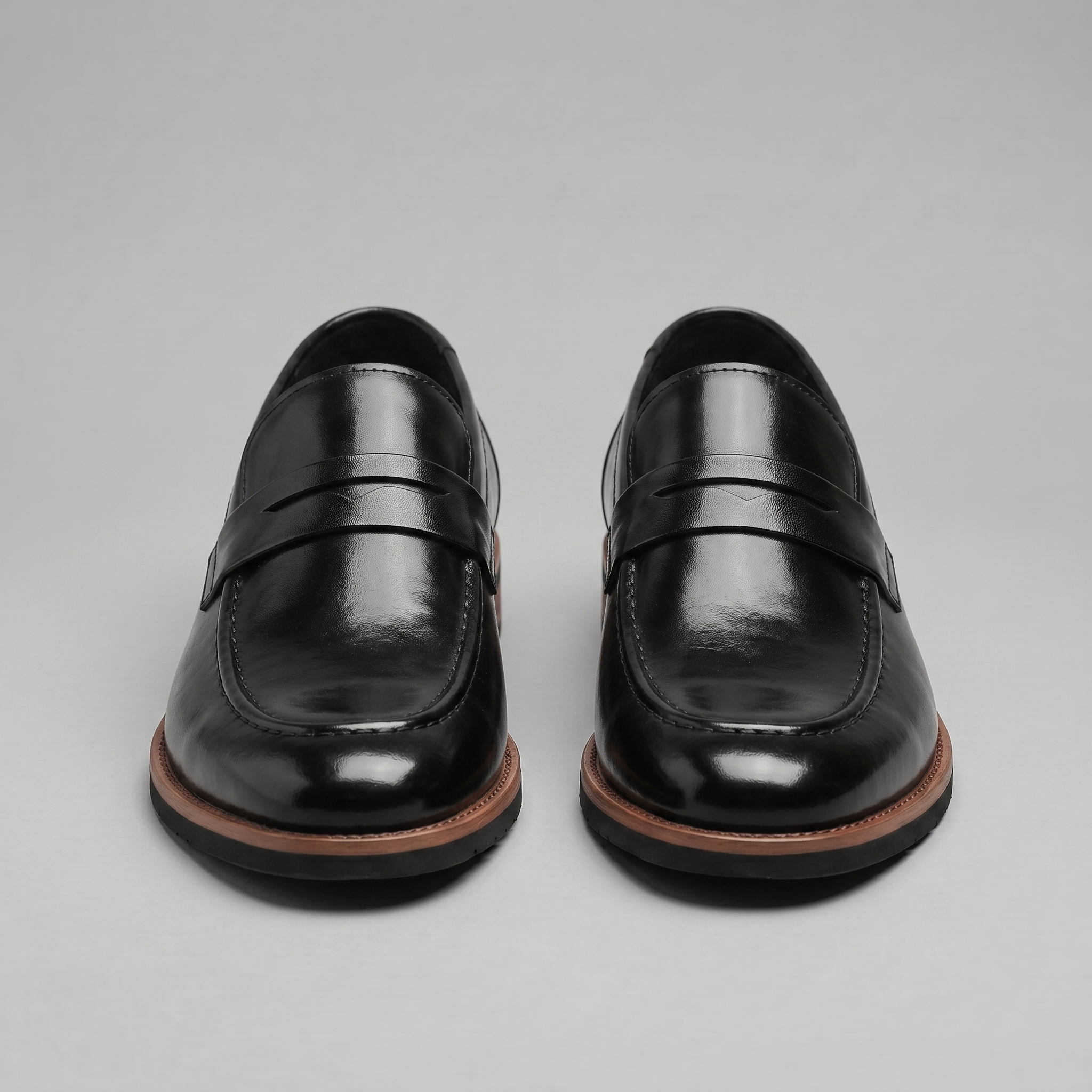 Herren Klassische Leder Penny Loafer