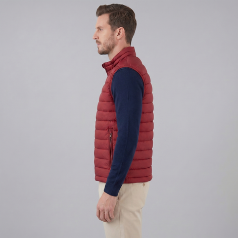 Herren Klassischer Ärmelloser Bodywarmer Weste