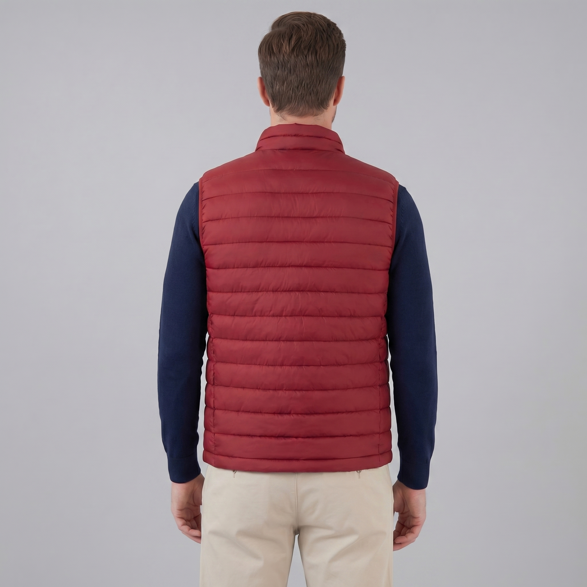 Herren Klassischer Ärmelloser Bodywarmer Weste