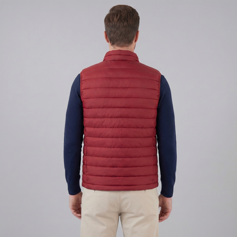 Herren Klassischer Ärmelloser Bodywarmer Weste