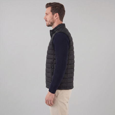 Herren Klassischer Ärmelloser Bodywarmer Weste