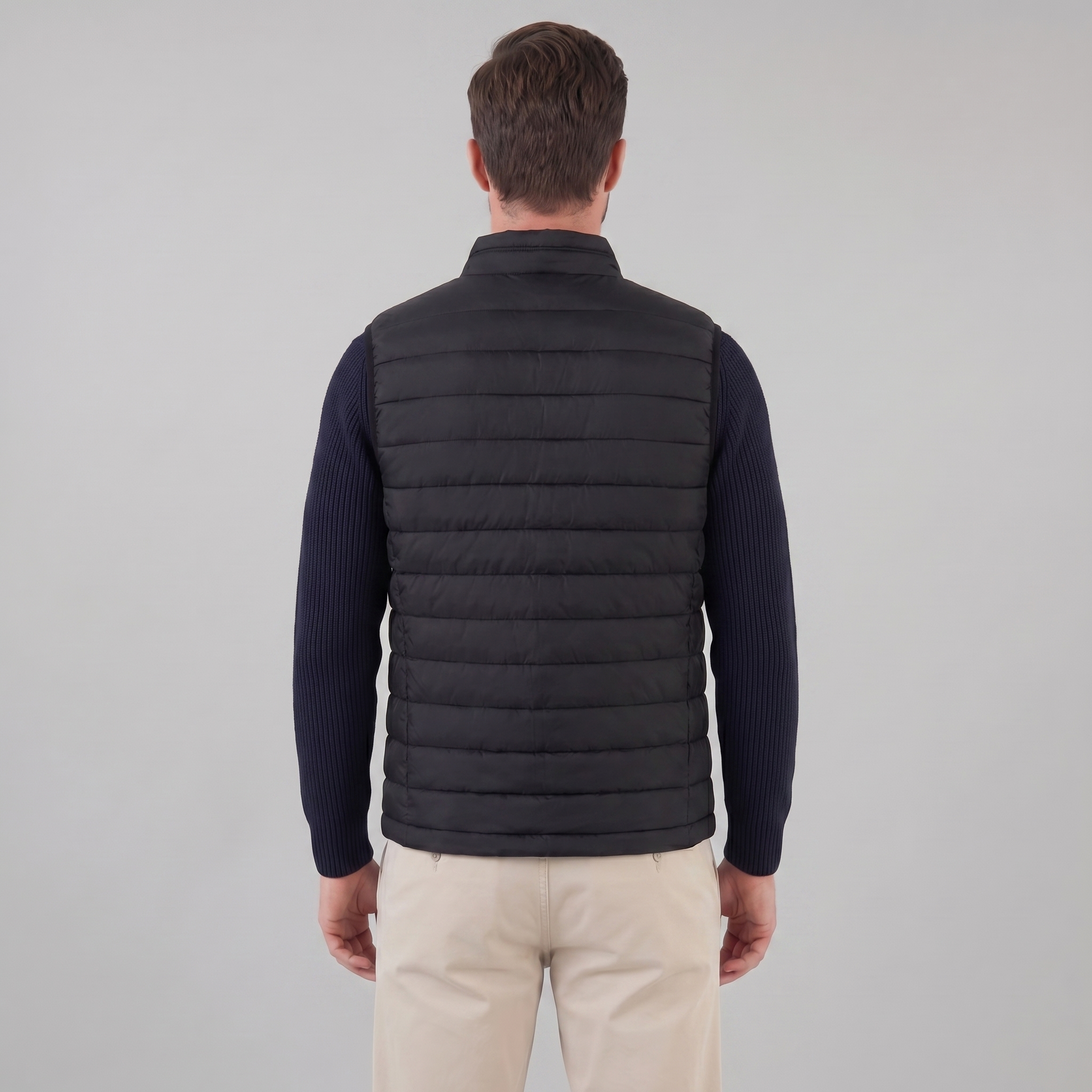 Herren Klassischer Ärmelloser Bodywarmer Weste