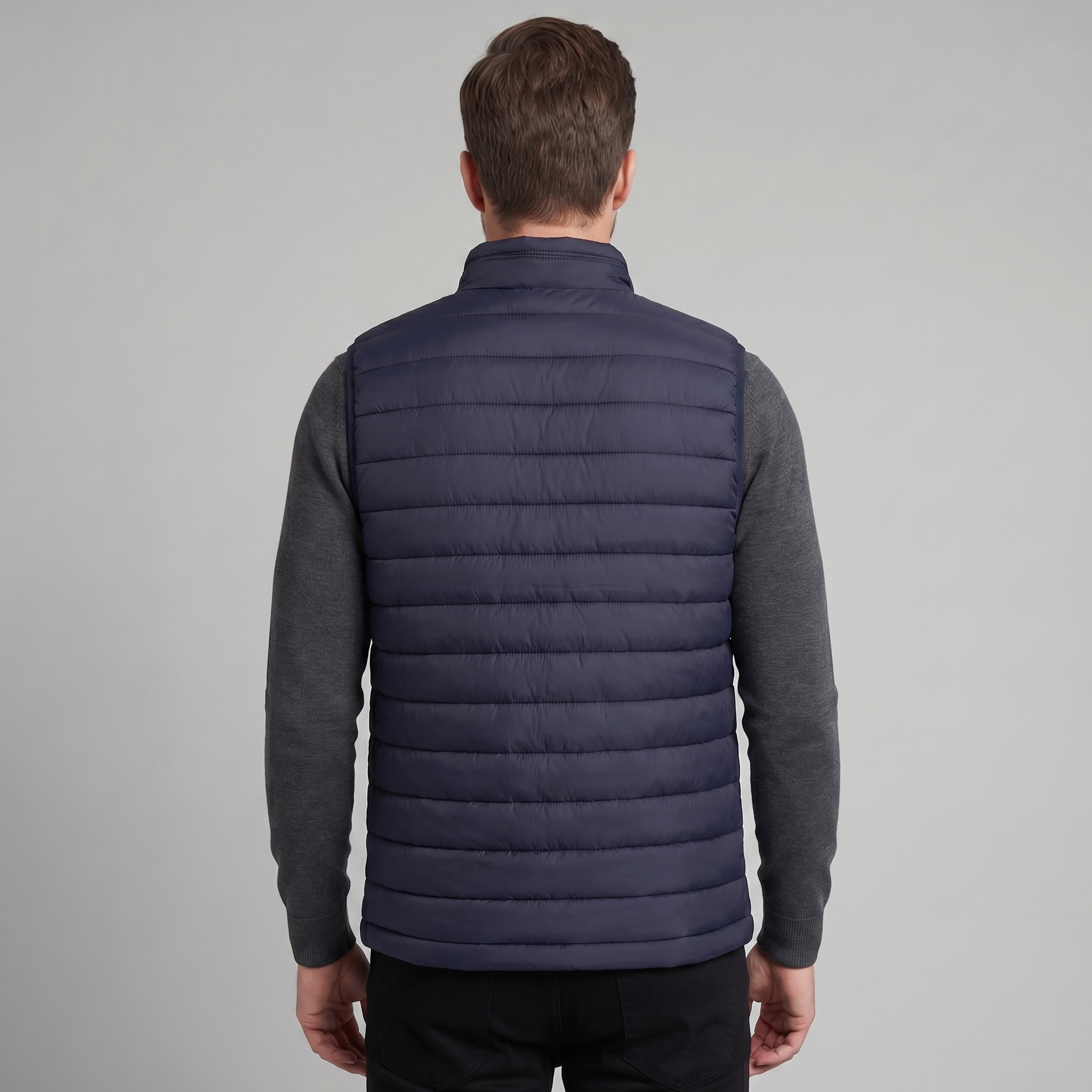 Herren Klassischer Ärmelloser Bodywarmer Weste