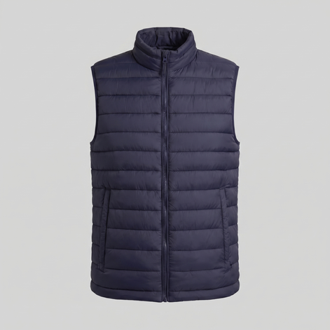 Herren Klassischer Ärmelloser Bodywarmer Weste