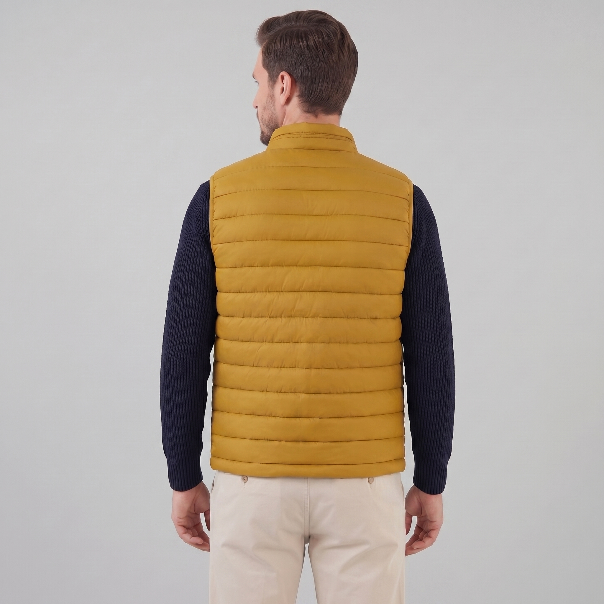 Herren Klassischer Ärmelloser Bodywarmer Weste