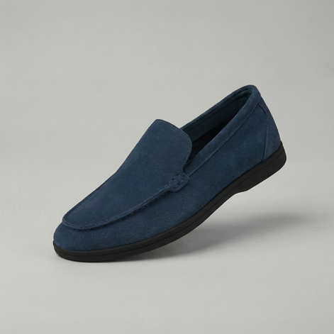 Herren Klassische Veloursleder Mokassins