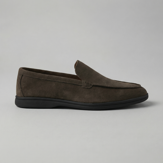 Herren Klassische Veloursleder Mokassins